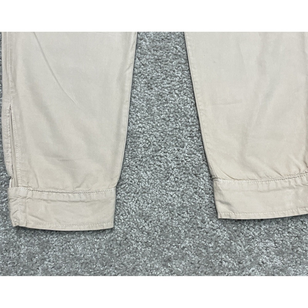 Etienne Marcel Pants Cargo Beige 28X27 Trousers EM31025 Straight‎ USA made EUC - Picture 2 of 13